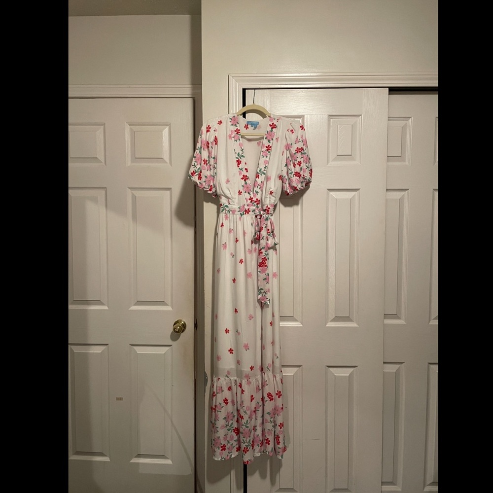 Draper James Dress Floral Maxi Wrap size small